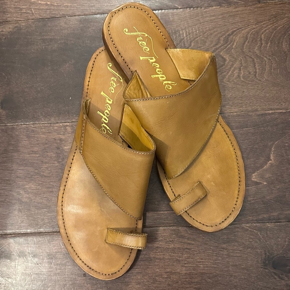 Free People Sant Antoni Saffron Sandals